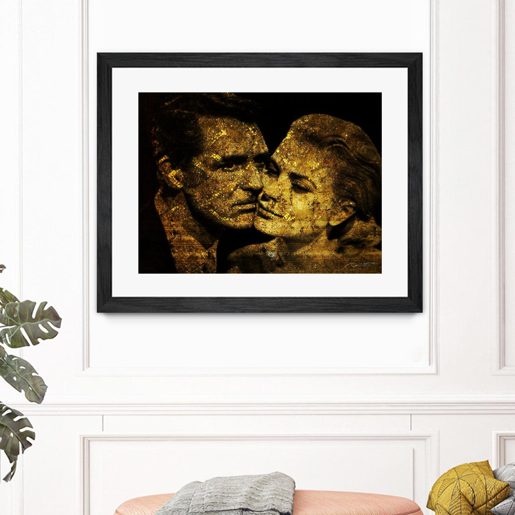 Cary Grant Grace Kelly - To Catch a Thief by Daniel Stanford on GIANT ART - black photo art