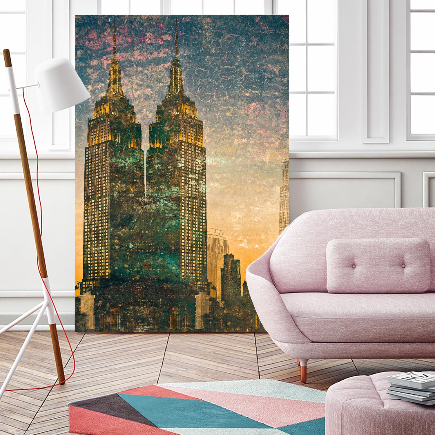 City building II by Jean-François Dupuis on GIANT ART - grey city scene