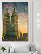 City building II by Jean-François Dupuis on GIANT ART - grey city scene