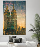 City building II by Jean-François Dupuis on GIANT ART - grey city scene