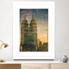 City building II by Jean-François Dupuis on GIANT ART - grey city scene