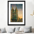 City building II by Jean-François Dupuis on GIANT ART - grey city scene