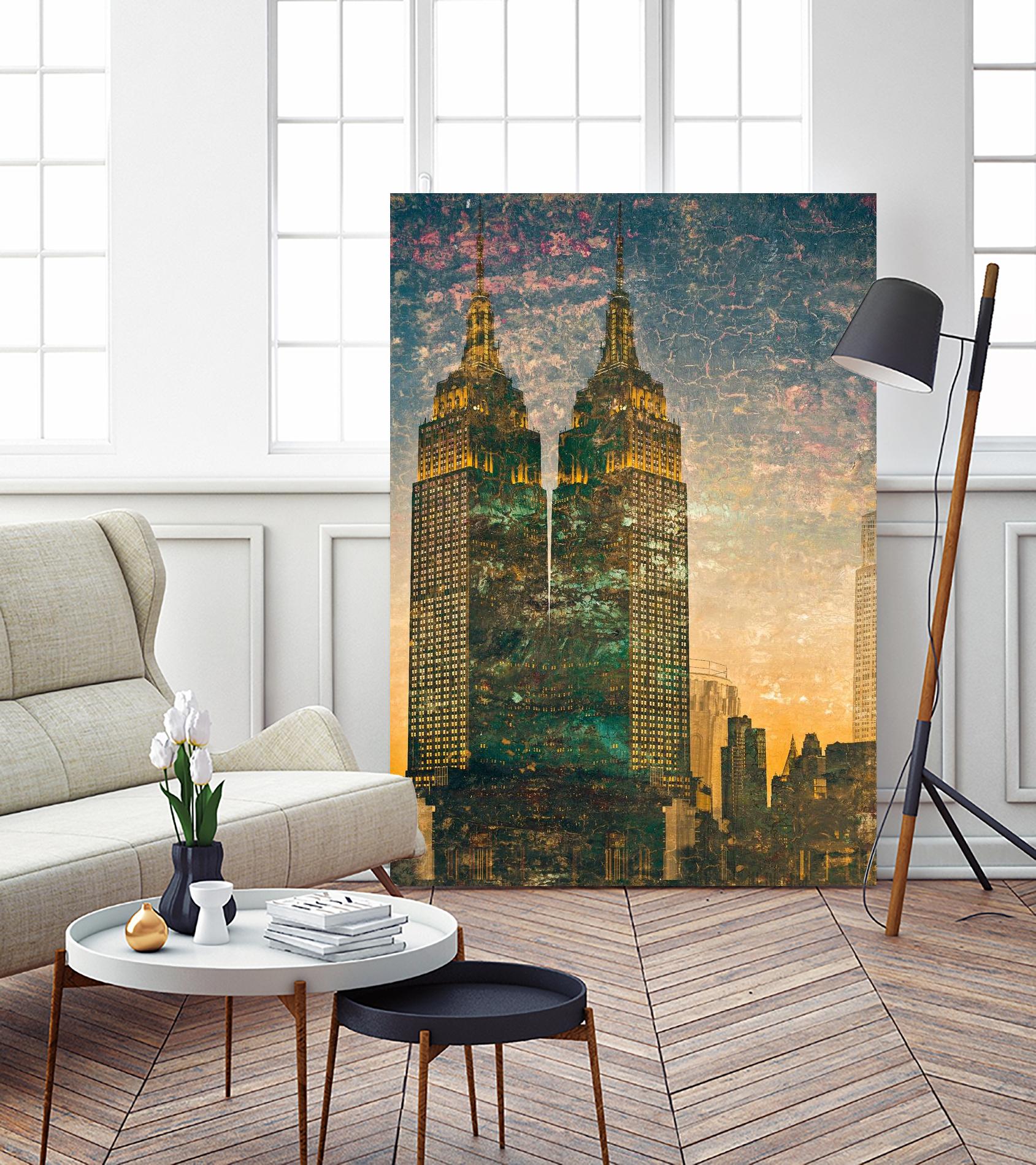 City building II by Jean-François Dupuis on GIANT ART - grey city scene