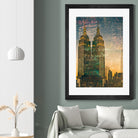 City building II by Jean-François Dupuis on GIANT ART - grey city scene