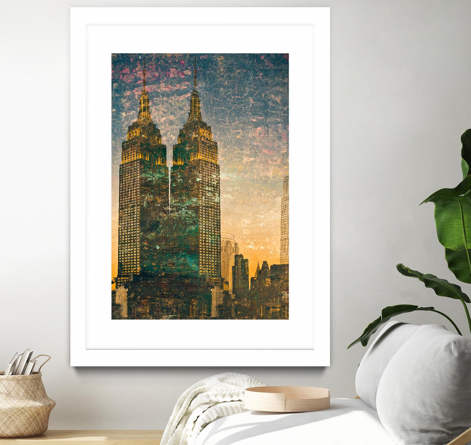 City building II by Jean-François Dupuis on GIANT ART - grey city scene