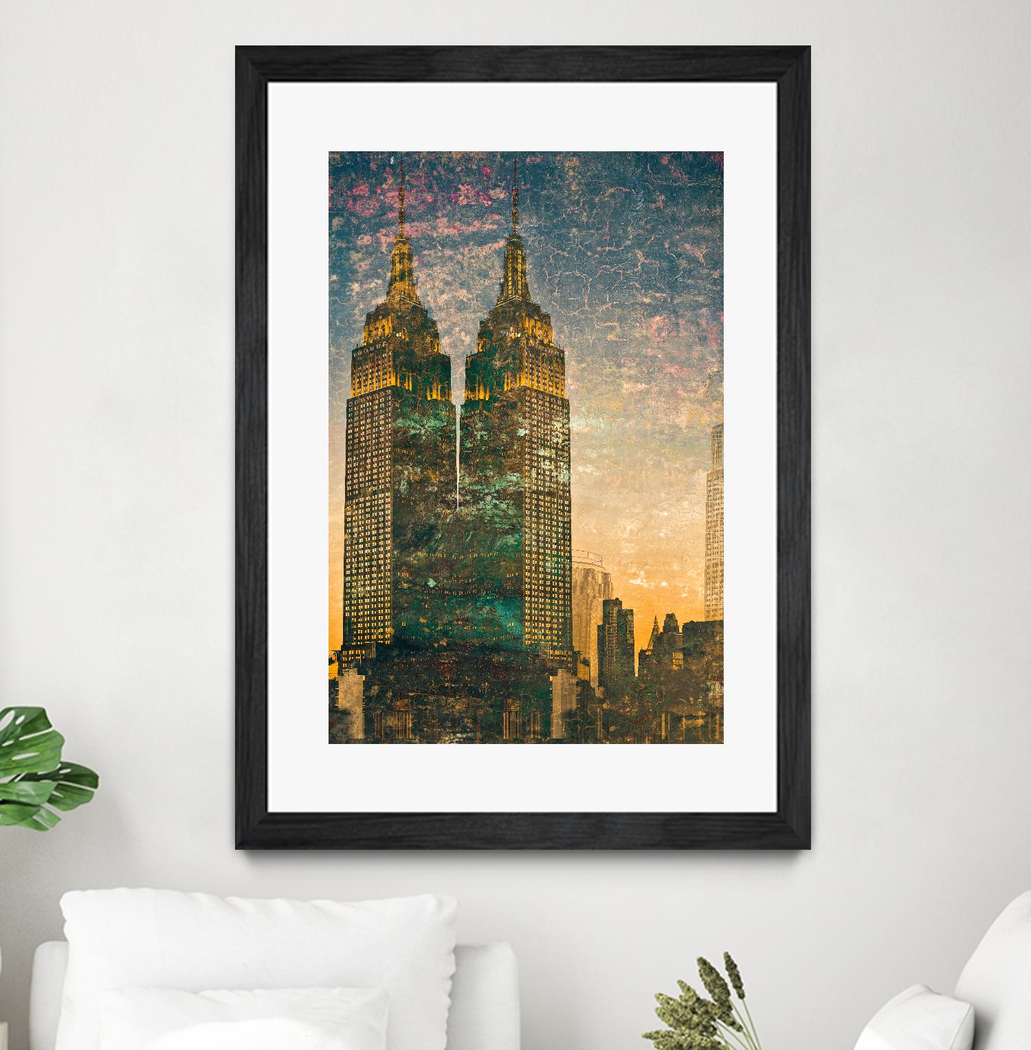 City building II by Jean-François Dupuis on GIANT ART - grey city scene