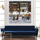 Sans titre by Nicole Laporte on GIANT ART - red winter scenes