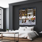 Sans titre by Nicole Laporte on GIANT ART - red winter scenes