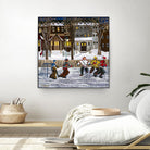 Sans titre by Nicole Laporte on GIANT ART - red winter scenes