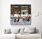 Sans titre by Nicole Laporte on GIANT ART - red winter scenes