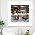 Sans titre by Nicole Laporte on GIANT ART - red winter scenes