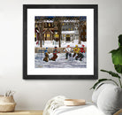 Sans titre by Nicole Laporte on GIANT ART - red winter scenes