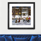 Sans titre by Nicole Laporte on GIANT ART - red winter scenes