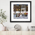 Sans titre by Nicole Laporte on GIANT ART - red winter scenes