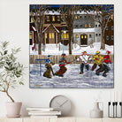 Sans titre by Nicole Laporte on GIANT ART - red winter scenes