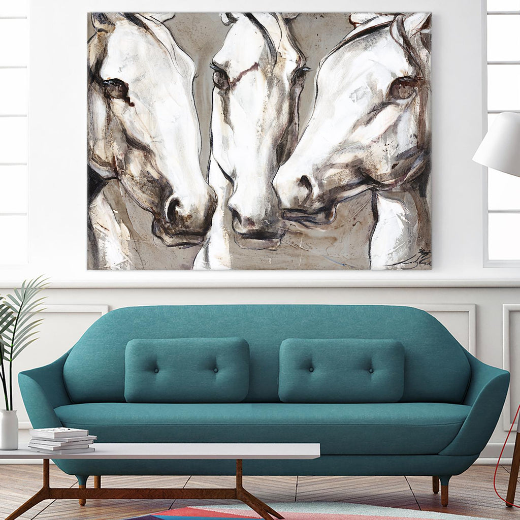 Ghosts of the past by Marie Andrée Leblond on GIANT ART - grey animals
