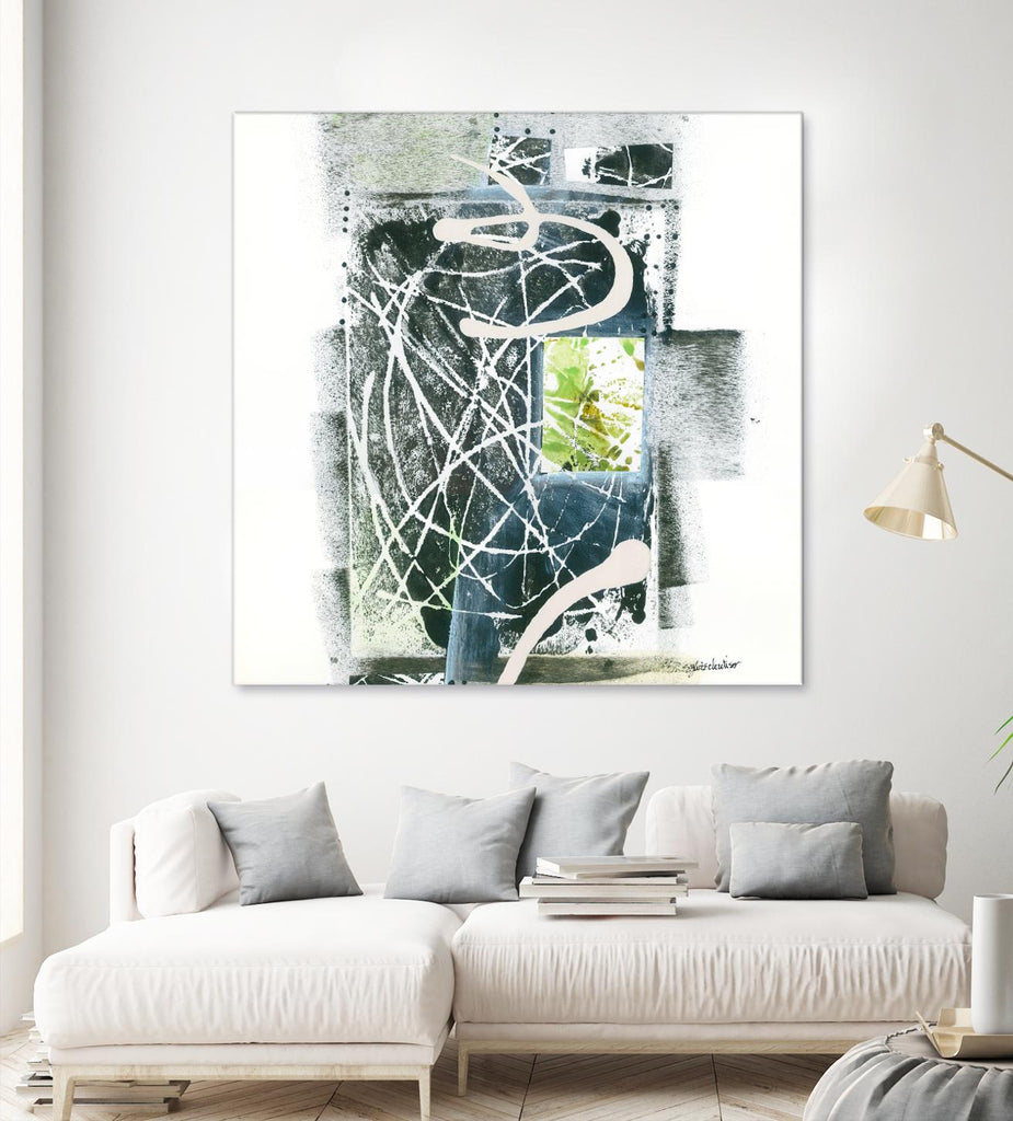 Sans titre by Sylvie Cloutier on GIANT ART - green abstract