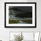 Le lac vaseau by Yvon Lemieux on GIANT ART - green landscape