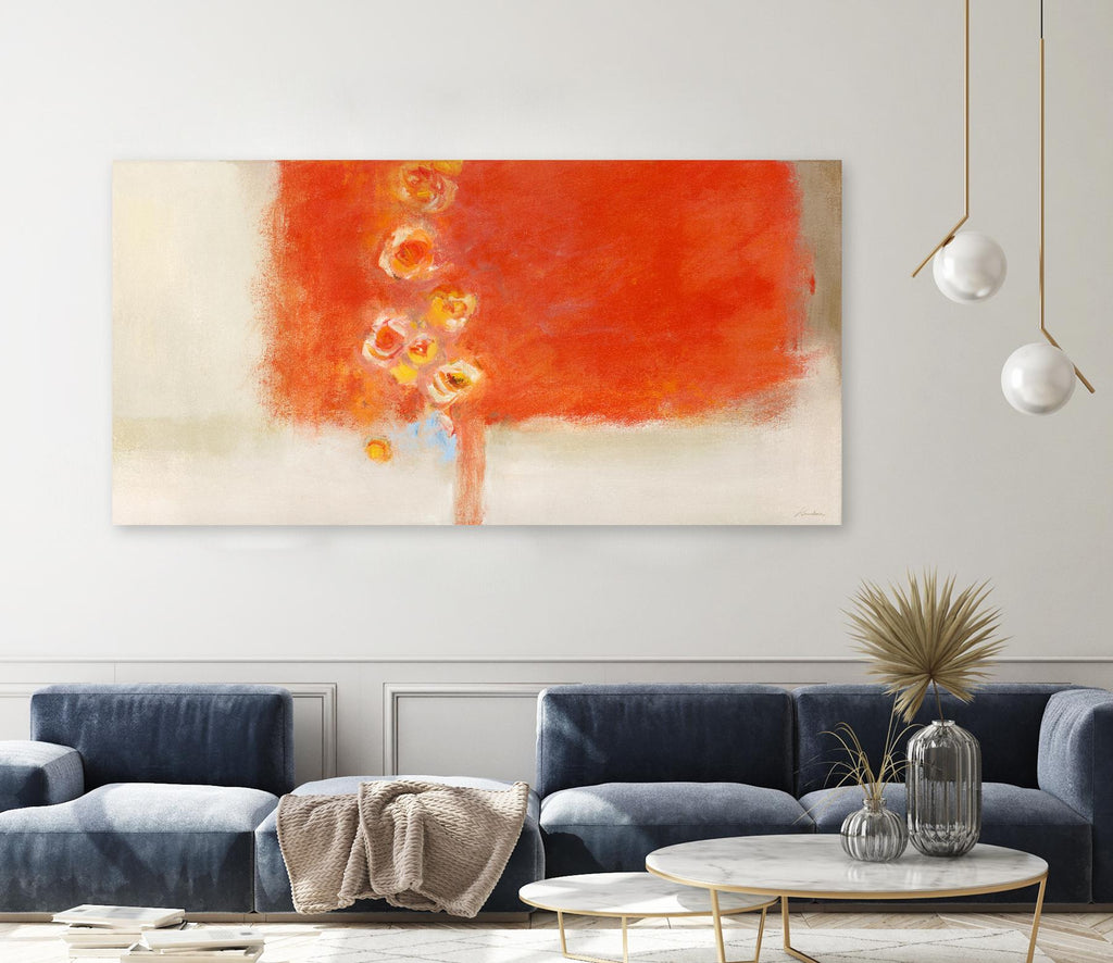 Eden 1 by Diane Lambin on GIANT ART - orange abstract