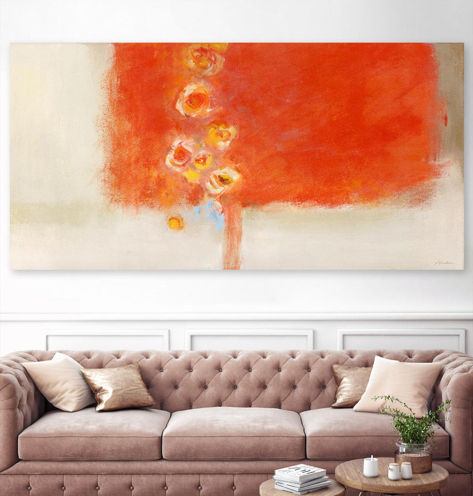 Eden 1 by Diane Lambin on GIANT ART - orange abstract