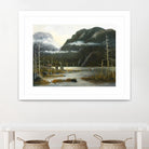 Départ pour la chasse by Yvon Lemieux on GIANT ART - green landscape