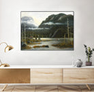 Départ pour la chasse by Yvon Lemieux on GIANT ART - green landscape