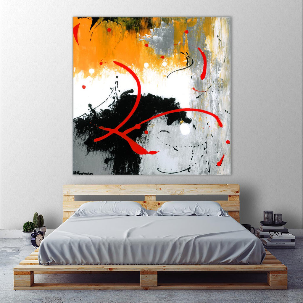 Les liens by Carole St-Germain on GIANT ART - black abstract