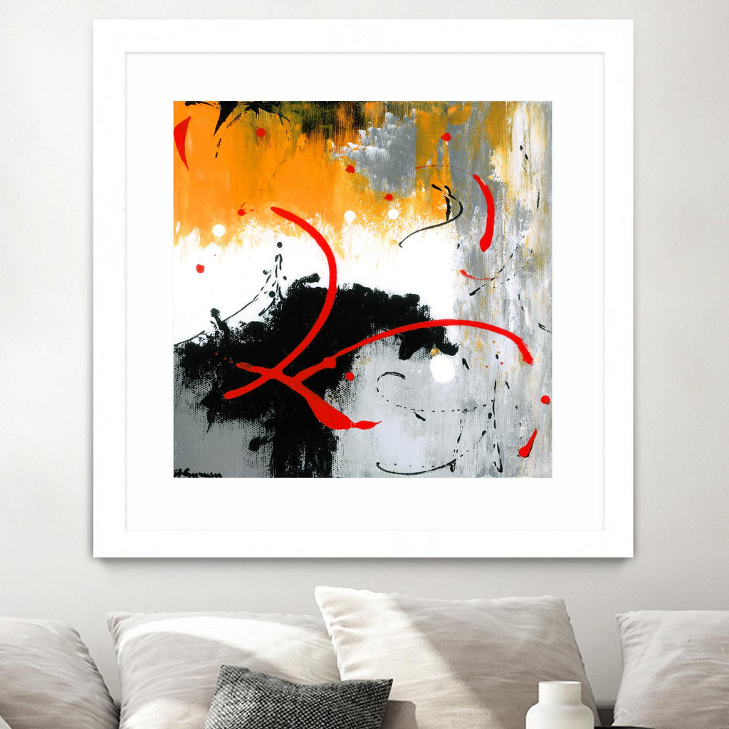 Les liens by Carole St-Germain on GIANT ART - black abstract