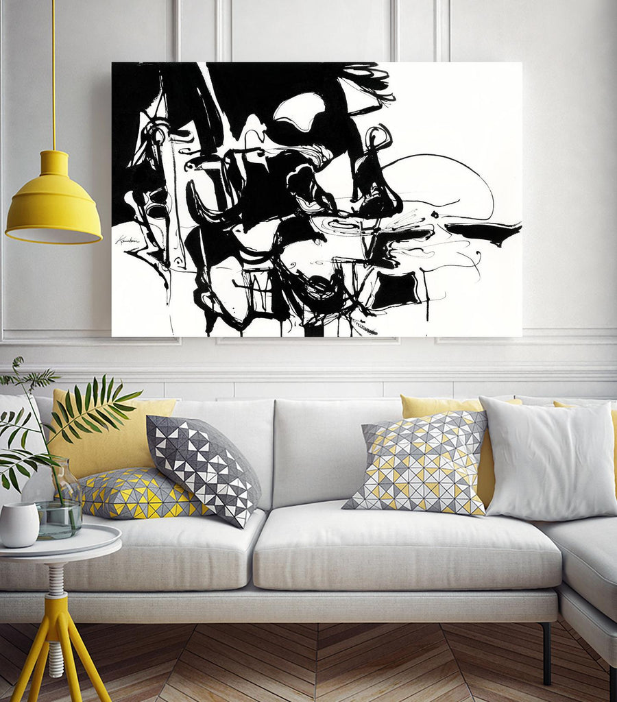Black 1 by Diane Lambin on GIANT ART - white abstract artistes du québec