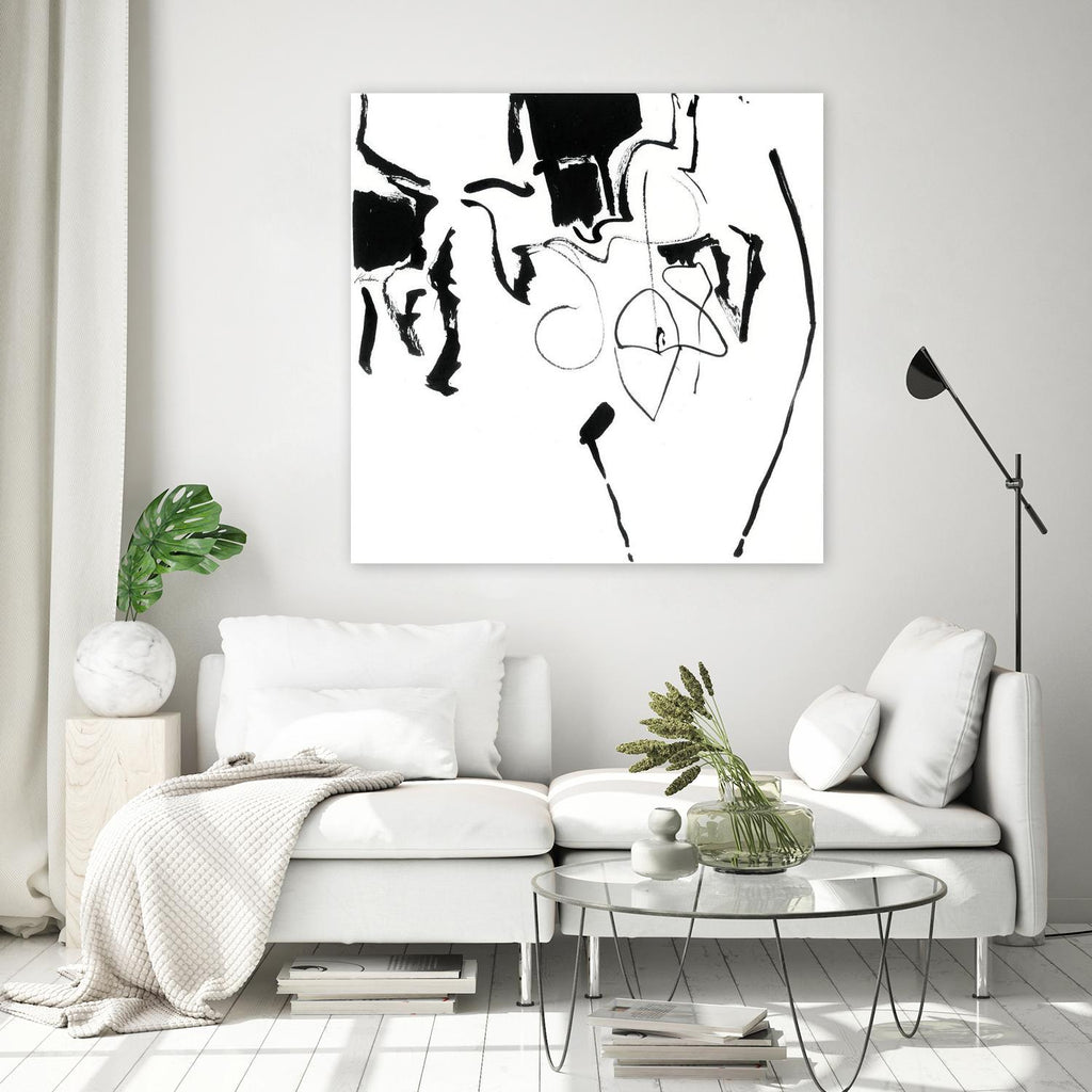 Black 2 by Diane Lambin on GIANT ART - white abstract canadian painters
