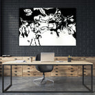 Black 3 by Diane Lambin on GIANT ART - white abstract