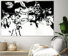 Black 3 by Diane Lambin on GIANT ART - white abstract
