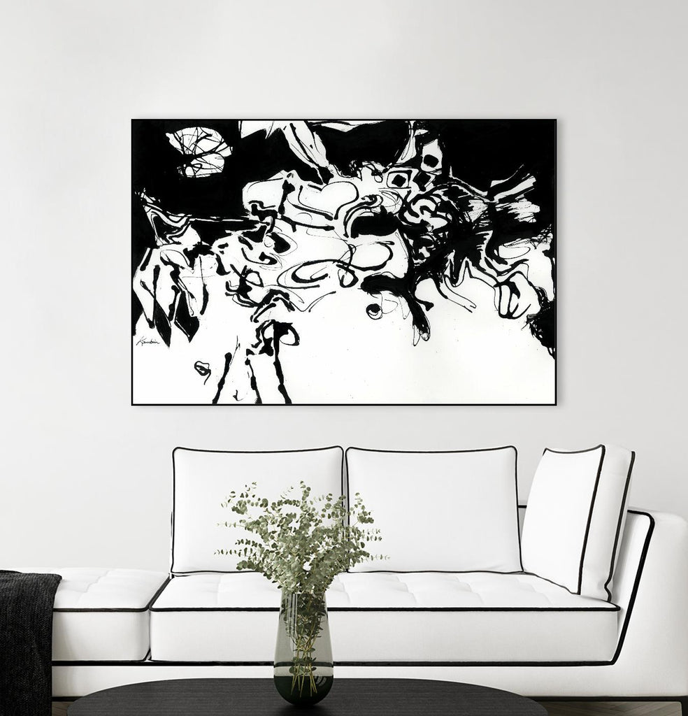 Black 3 by Diane Lambin on GIANT ART - white abstract