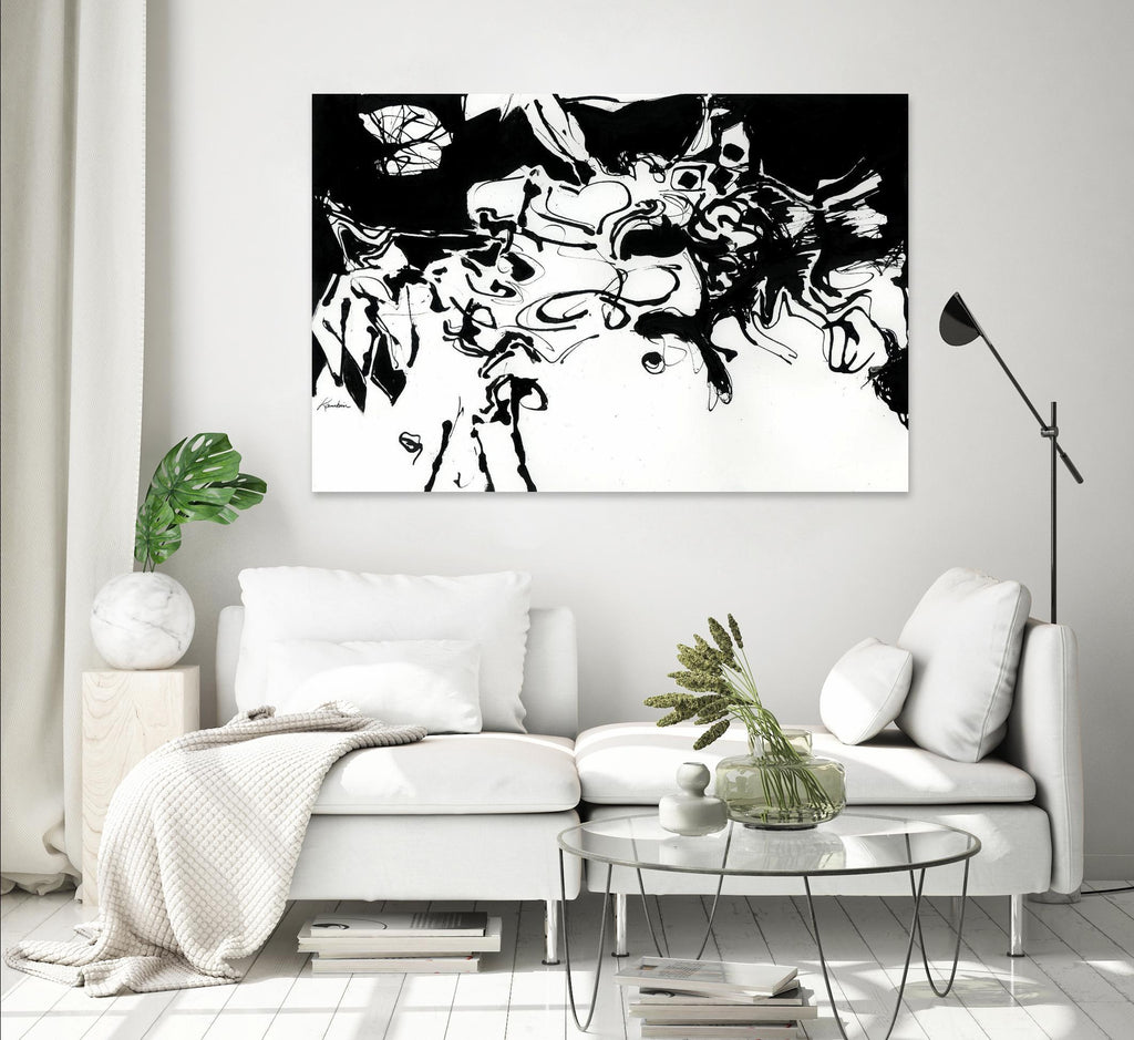 Black 3 de Diane Lambin sur GIANT ART - abstrait blanc