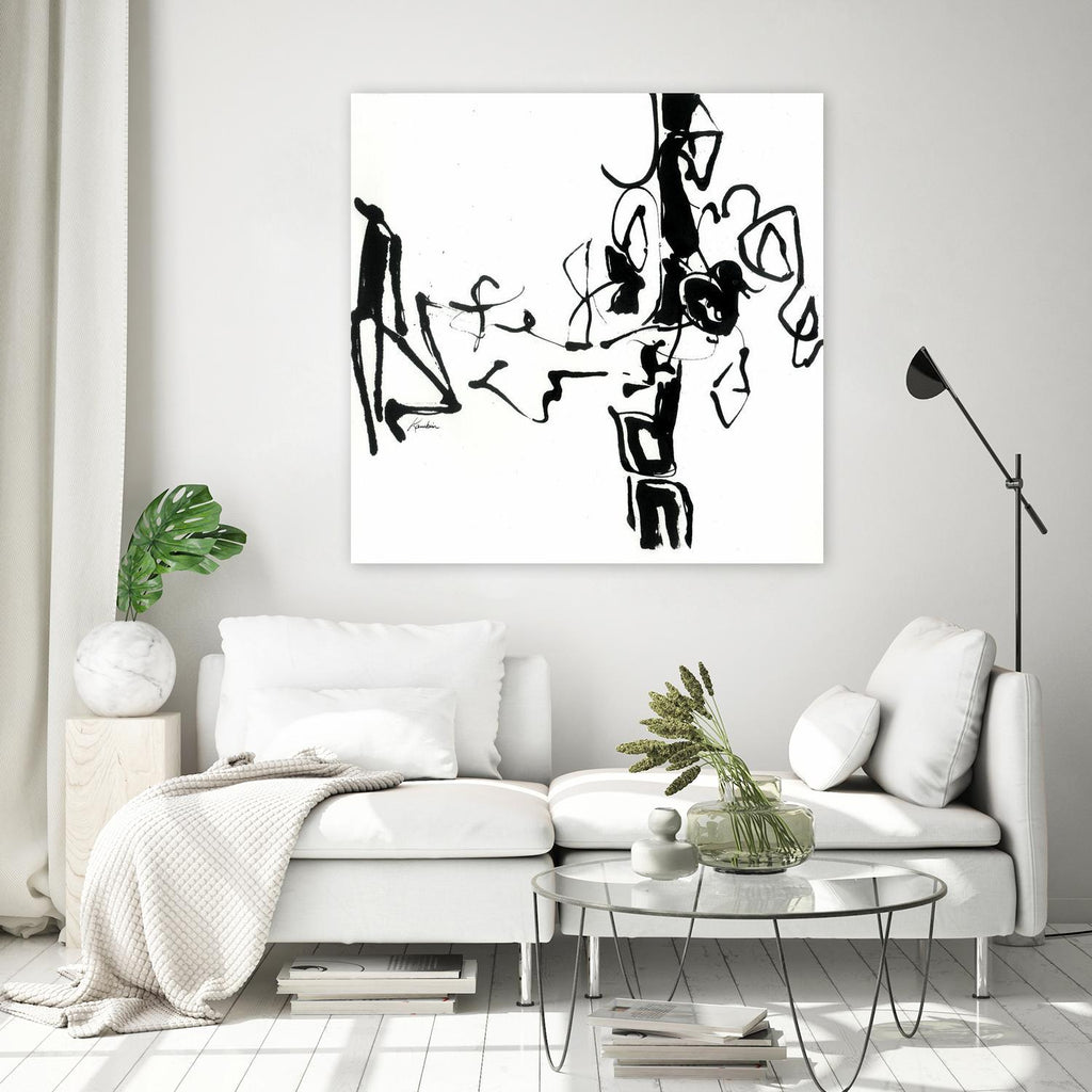 Black 5 by Diane Lambin on GIANT ART - white abstract artiste québécois