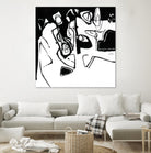 Black 7 by Diane Lambin on GIANT ART - white abstract