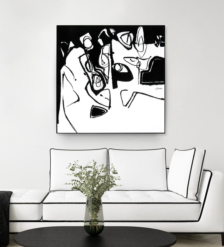 Black 7 by Diane Lambin on GIANT ART - white abstract