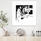 Black 7 by Diane Lambin on GIANT ART - white abstract