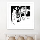 Black 7 by Diane Lambin on GIANT ART - white abstract