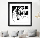 Black 7 by Diane Lambin on GIANT ART - white abstract
