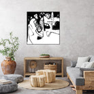 Black 7 by Diane Lambin on GIANT ART - white abstract