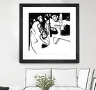 Black 7 by Diane Lambin on GIANT ART - white abstract