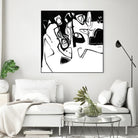 Black 7 by Diane Lambin on GIANT ART - white abstract