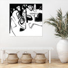 Black 7 by Diane Lambin on GIANT ART - white abstract canadian artists