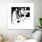 Black 7 by Diane Lambin on GIANT ART - white abstract