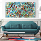 Lignes 2 by Diane Lambin on GIANT ART - red abstract