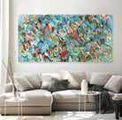 Lignes 2 by Diane Lambin on GIANT ART - red abstract