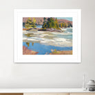 Little Running River by Ron Simpkins on GIANT ART - green landscape canadien