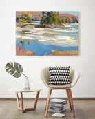 Little Running River by Ron Simpkins on GIANT ART - green landscape canadien