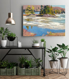 Little Running River by Ron Simpkins on GIANT ART - green landscape canadien